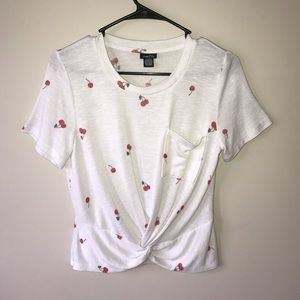 Rue21 white crop top